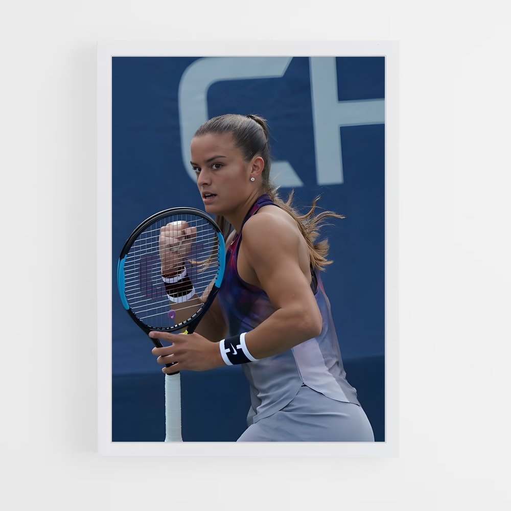 Poster Tennis en Violet (vue 3)